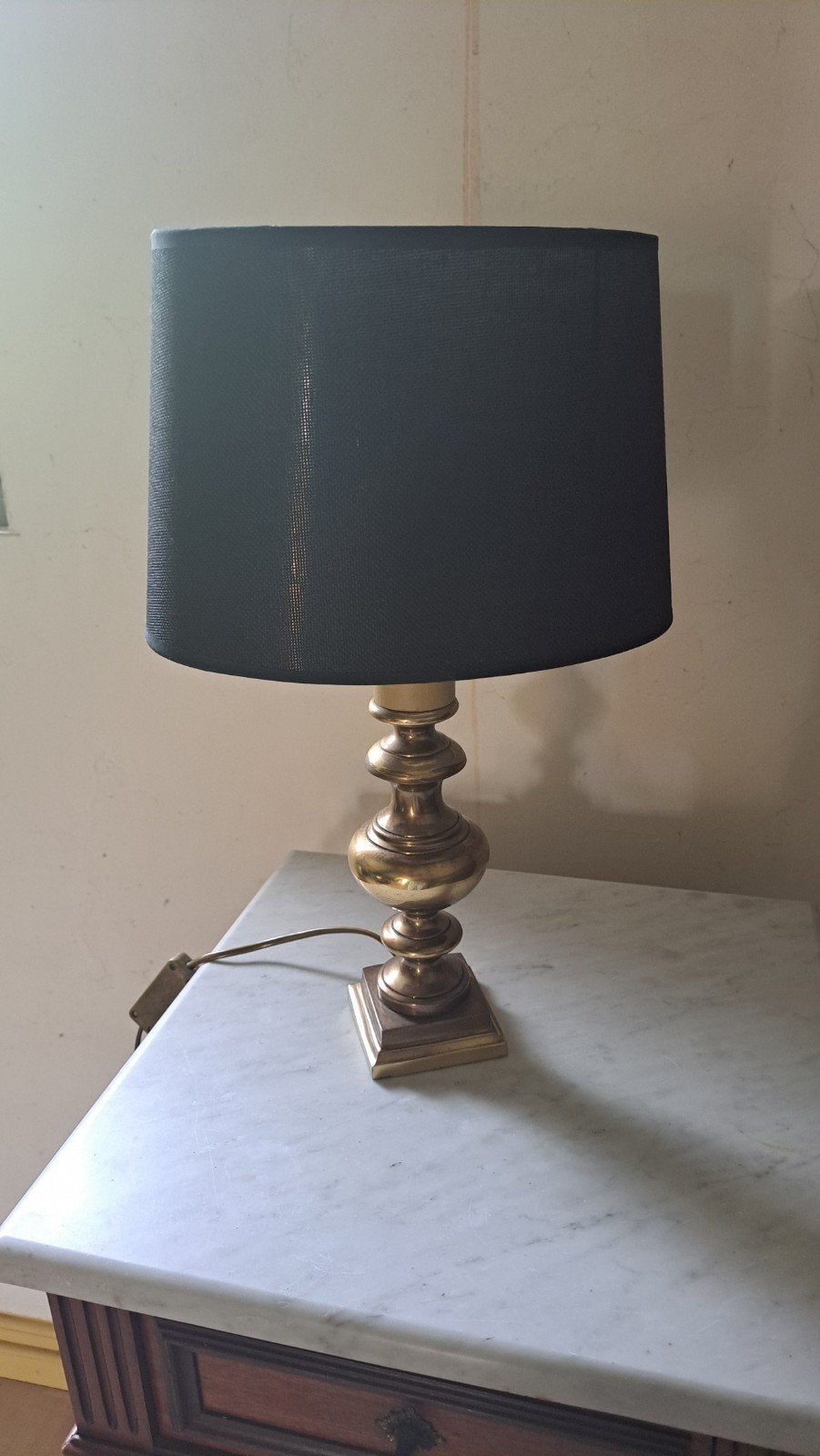 Tafel schemerlamp, 2st., Huis en Inrichting, Ophalen, Gebruikt, Stof, 50 tot 75 cm