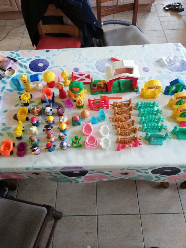 little people vintage popjes,dieren,hekjes,voertuigen enz, Kinderen en Baby's, Ophalen of Verzenden, Gebruikt