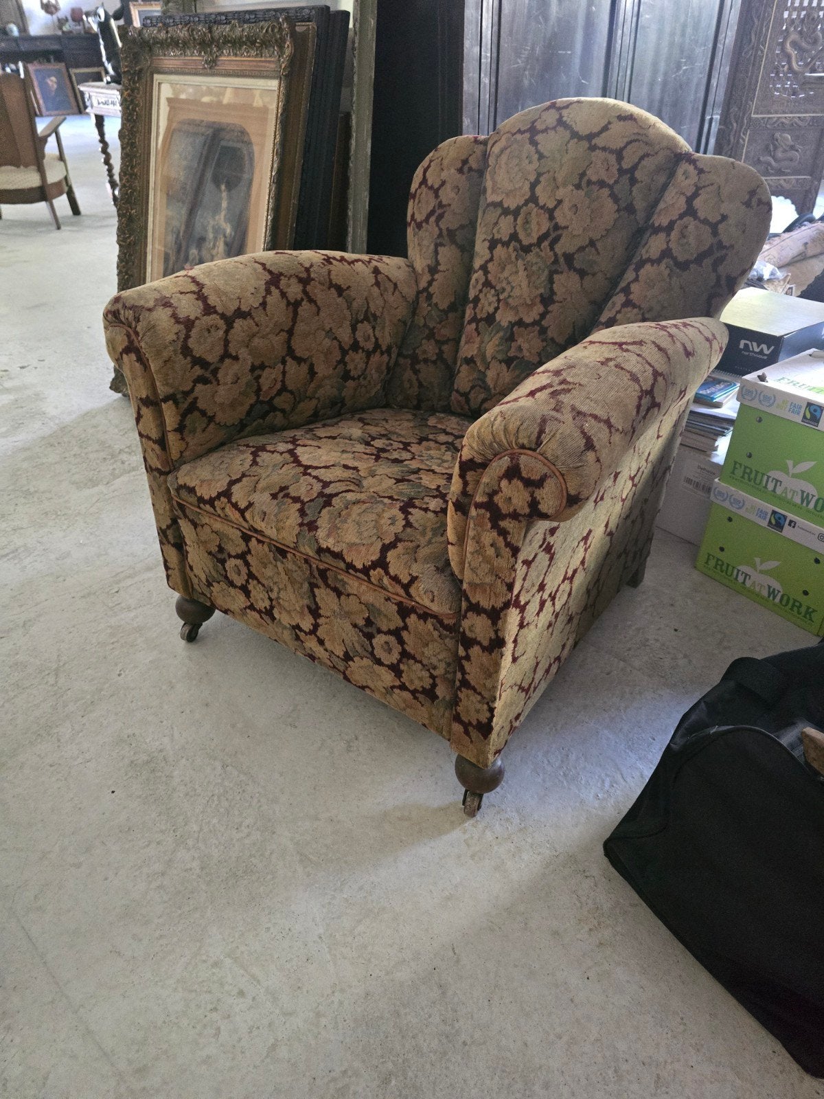 fauteuil club art déco, Enlèvement