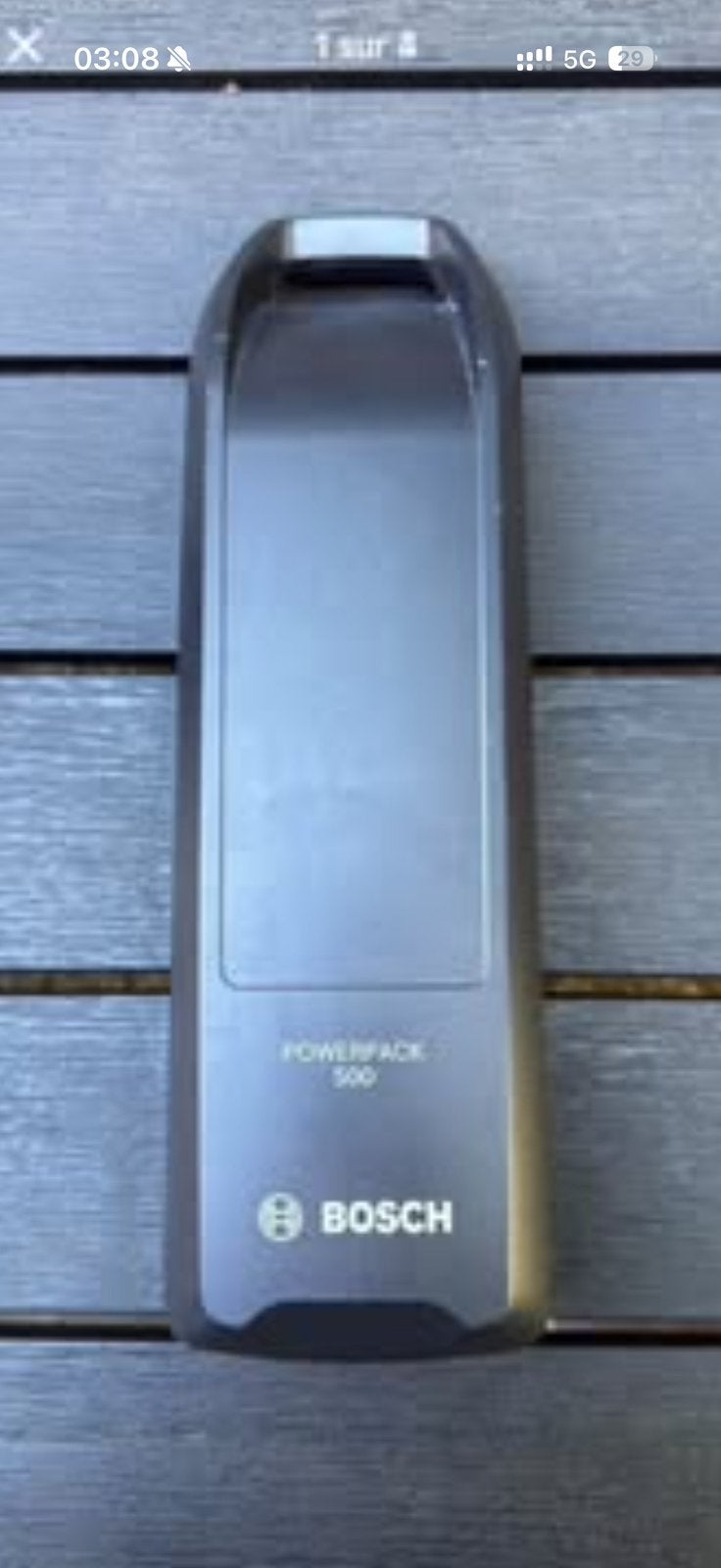 Batterie bosch powerpack 500, Vélos & Vélomoteurs, Comme neuf