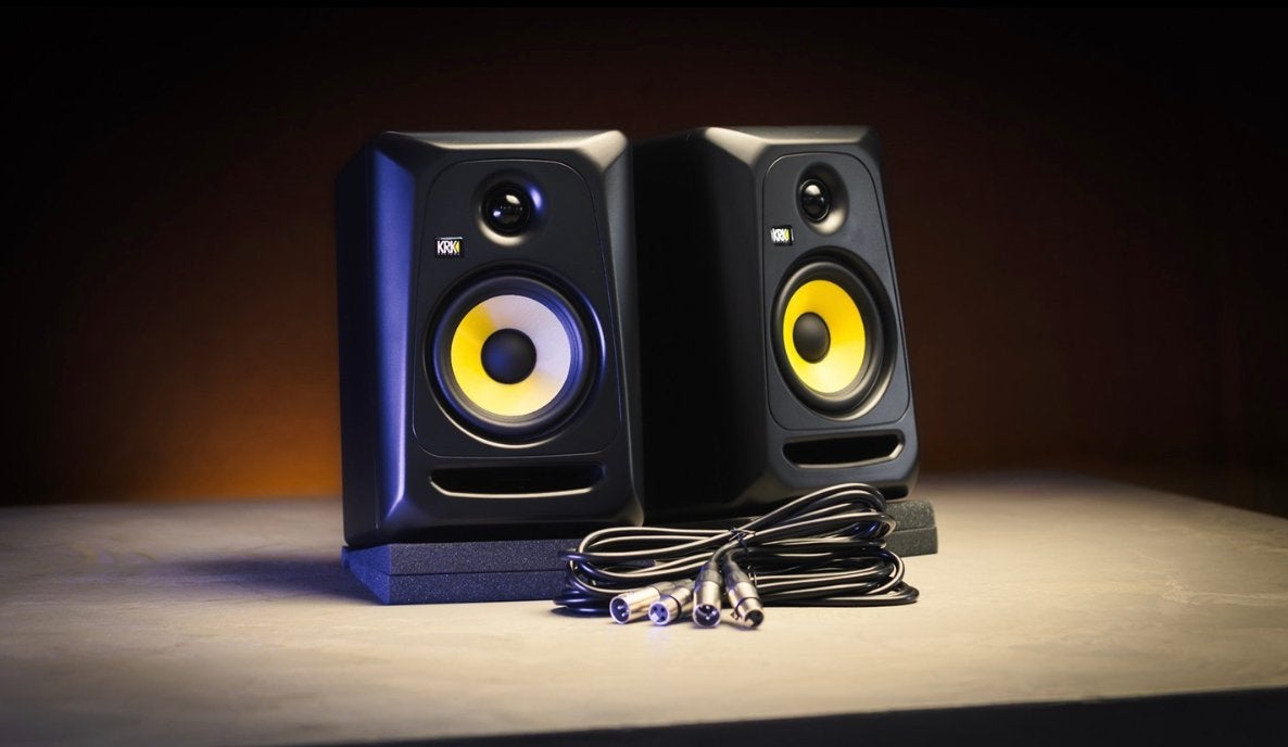 KRK Rokit RP5 Classic 5 – Set van 2 actieve studiomonitors, Audio, Tv en Foto, Luidsprekerboxen, Ophalen of Verzenden, Zo goed als nieuw