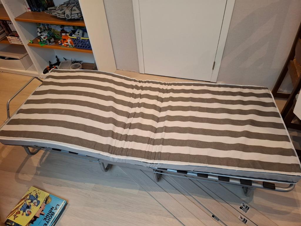 Lit pliable 80cm x 180cm, Une personne, Utilisé, 190 cm ou moins, Enlèvement