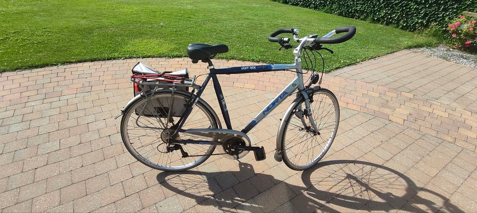 Norta herenfiets, Fietsen en Brommers, Gebruikt, Velgrem, Versnellingen, 61 tot 65 cm
