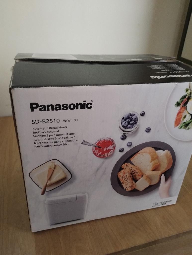broodbakmachine Panasonic, Electroménager, Machines à pain, Comme neuf, Avec minuteur, 800 à 1200 grammes de pâte, Plus de 10 programmes