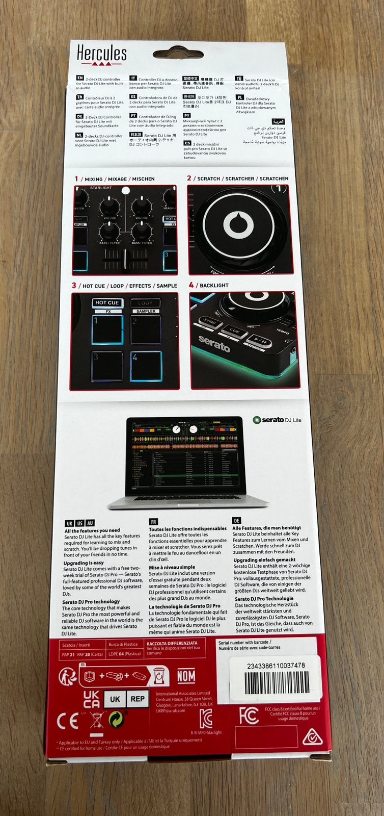 DJ Set voor Beginners – Hercules DJControl Starlight, Ophalen, Zo goed als nieuw