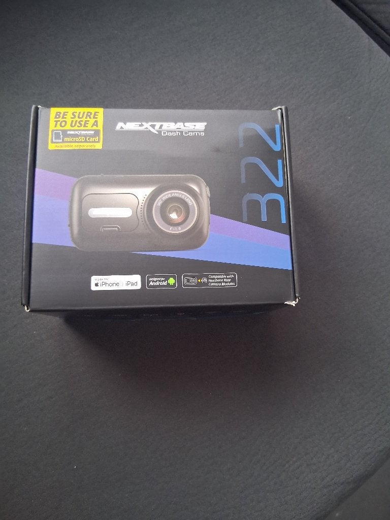 Deshcam nextbase 322GW voor en achter Lees de review, Auto diversen, Dashcams, Zo goed als nieuw, Ophalen