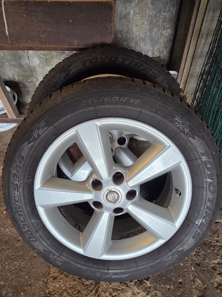 Set aluminium velgen 17", Ophalen, Velg(en), 17 inch, Winterbanden