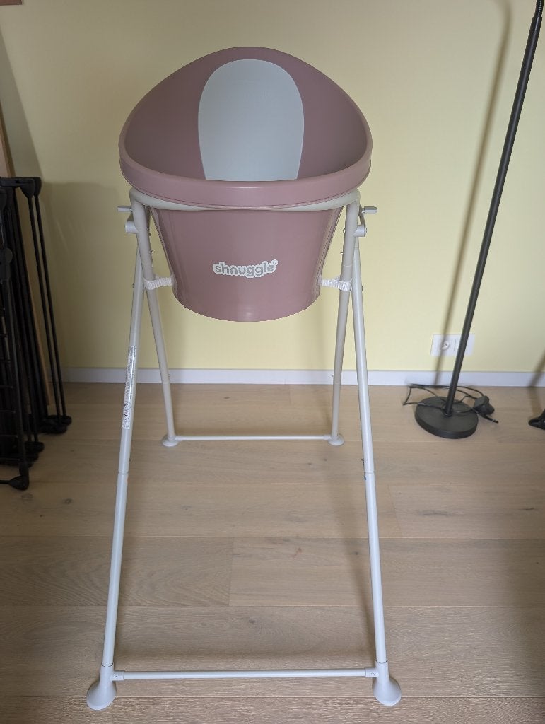 Baignoire pour bébé Snuggle + support de bain, Enfants & Bébés, Bains & Soins, Comme neuf, Baignoire, Autres marques, Standard