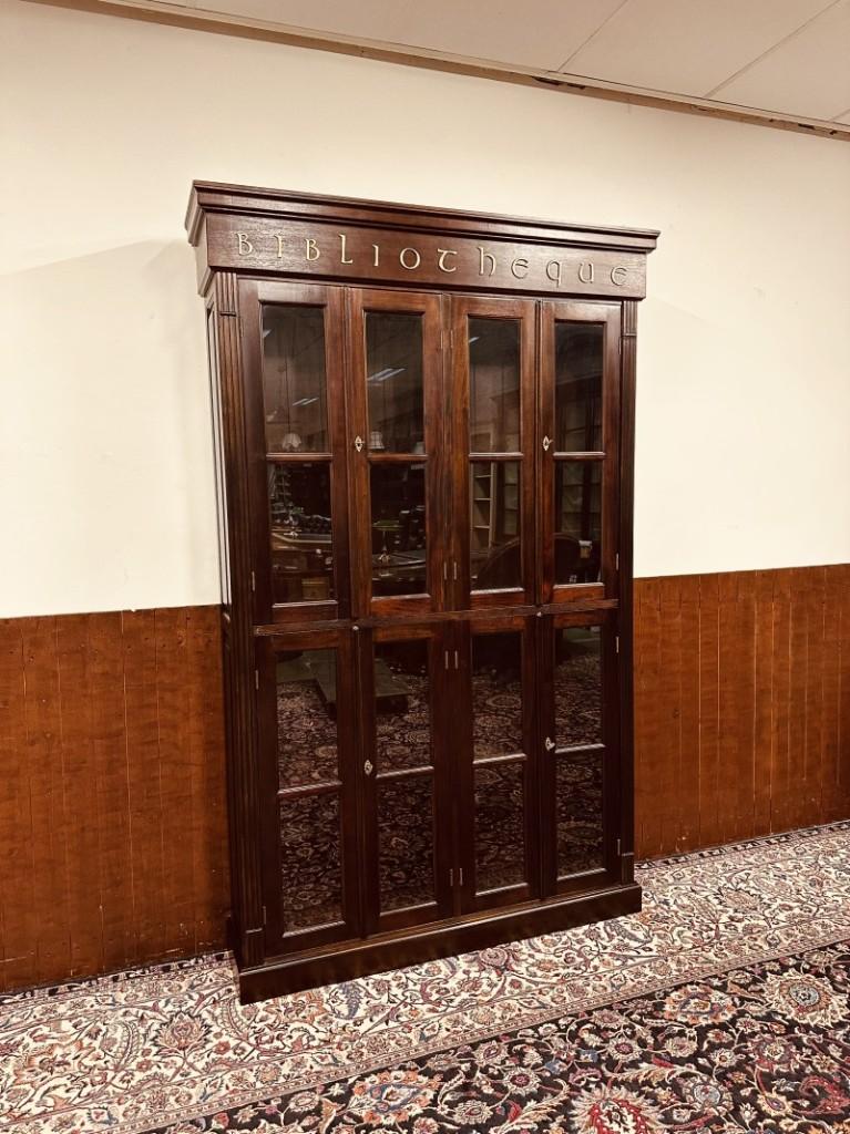 Klassiek Engelse Bibliotheque Boekenkast, Antiek en Kunst, Ophalen