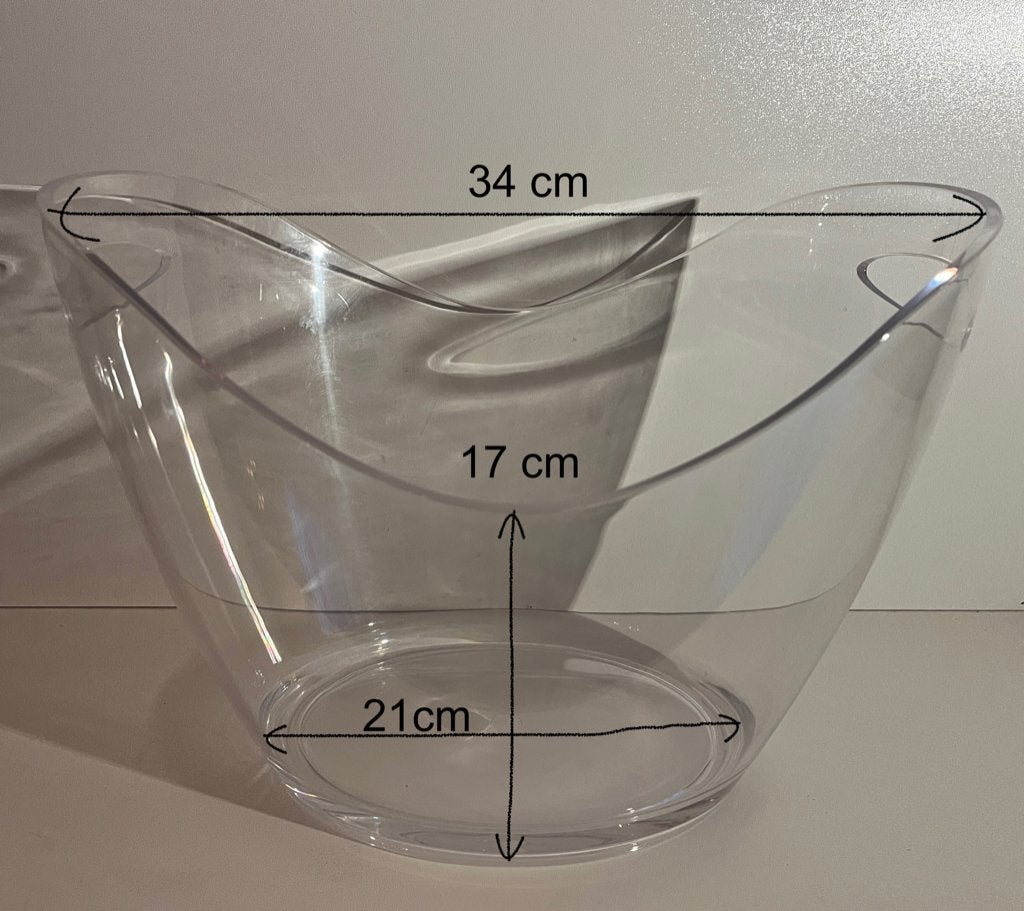 Sceau a glaces  JUMB0  plexi 6mm, Enlèvement ou Envoi, Comme neuf, Champagne
