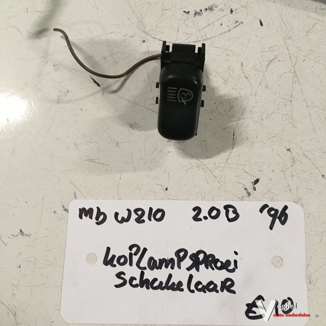 Mercedes W210 2.0 Benzine 1996 Koplamp sproeier schakelaar ,, Gebruikt, -, -, Ophalen of Verzenden