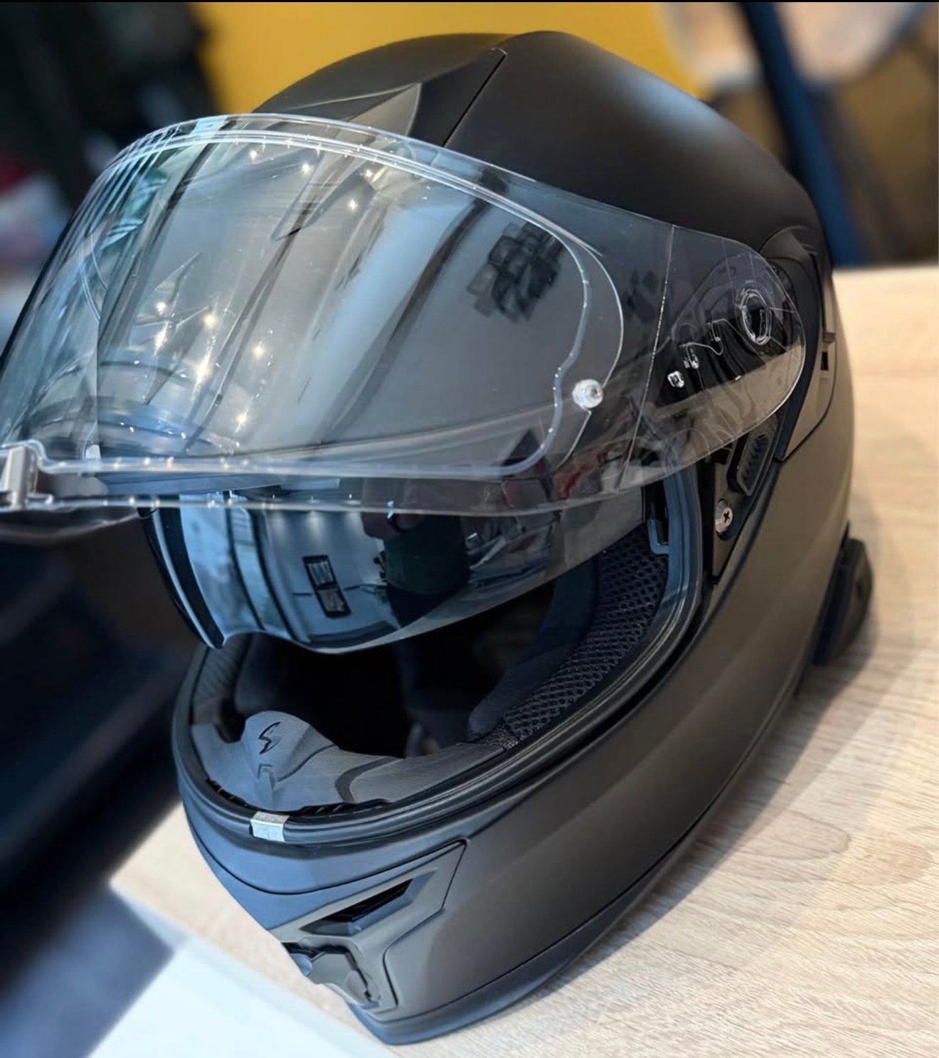 Casque moto scorpion EXO-520 EVO AIR avec intercom, Motoren, Kleding | Motorhelmen, Overige merken, Heren, Ophalen of Verzenden