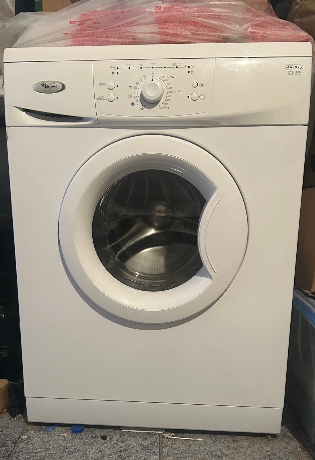 Whirlpool wasmachine te koop, Enlèvement, Comme neuf, Chargeur frontal, Moins de 85 cm