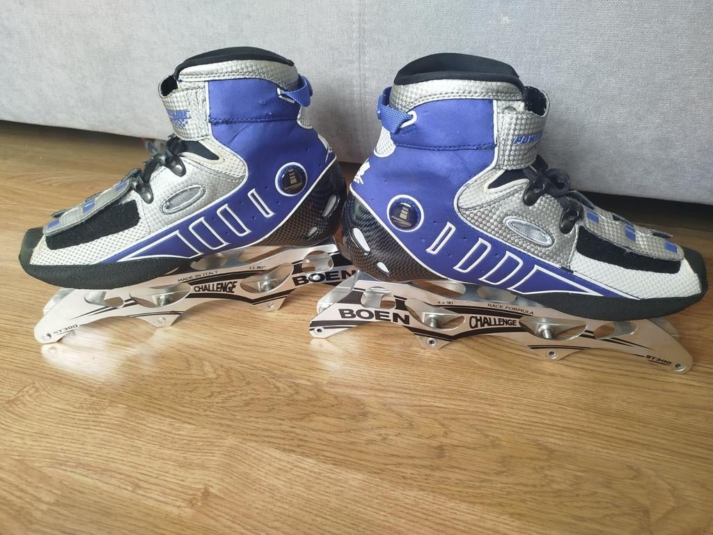 Rollers vitesse Powerslide R4 platines Bont, Enlèvement, Powerslide