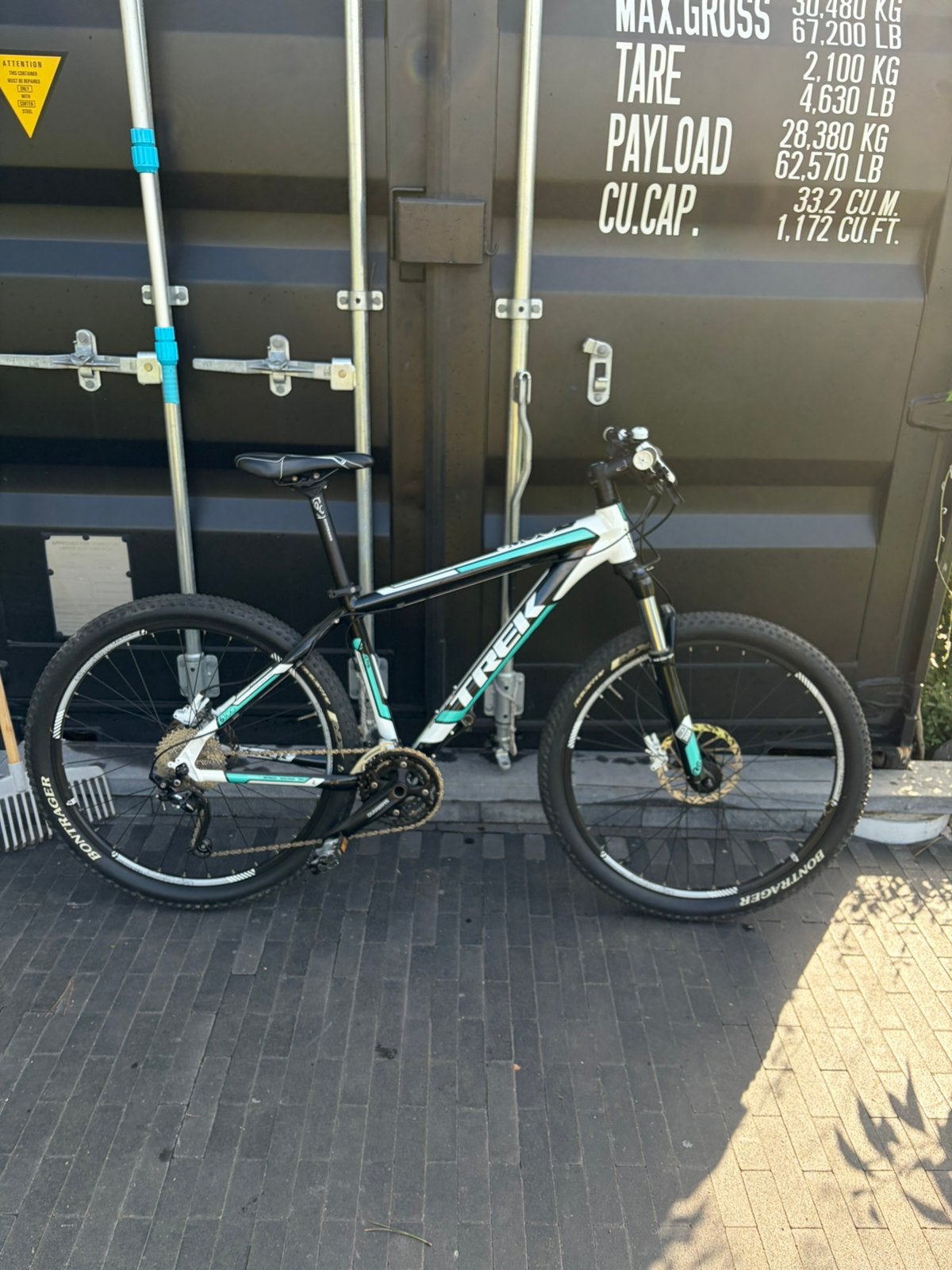 Mtb trek model 6300, Fietsen en Brommers, Ophalen, Gebruikt, Heren, Schijfrem