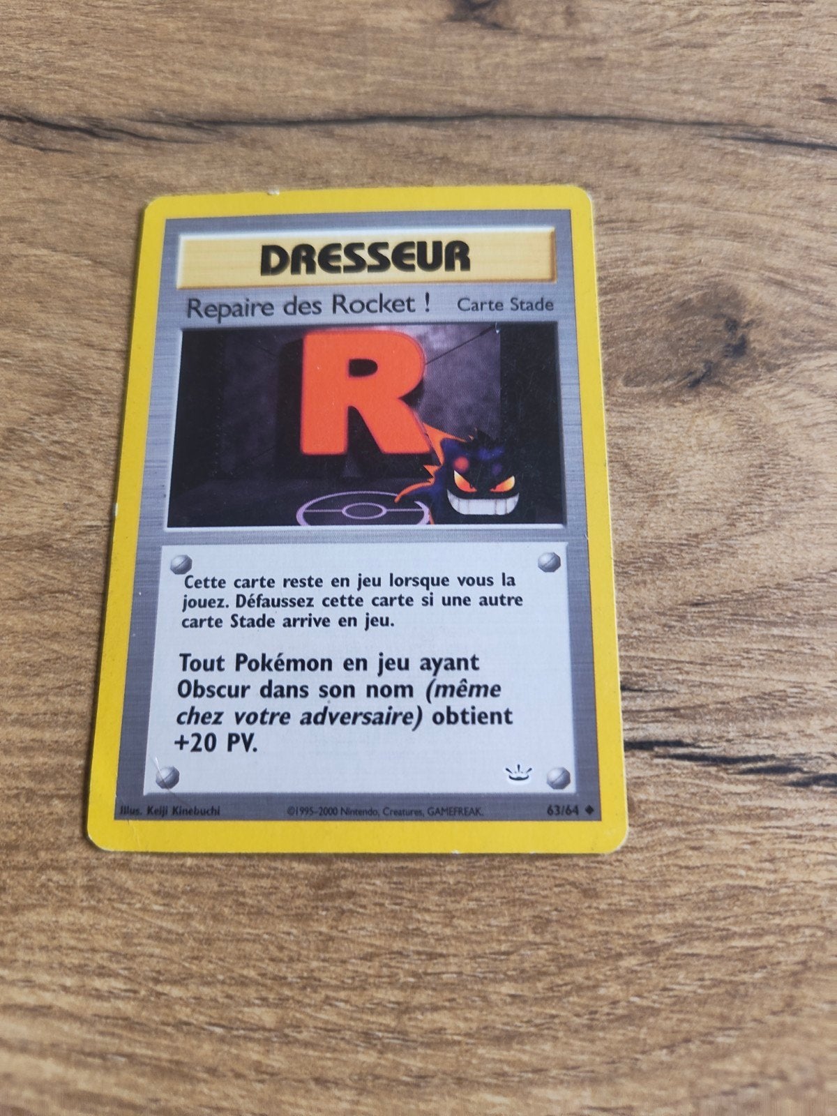 Carte pokémon dresseur Repaire des rocket, Enlèvement ou Envoi