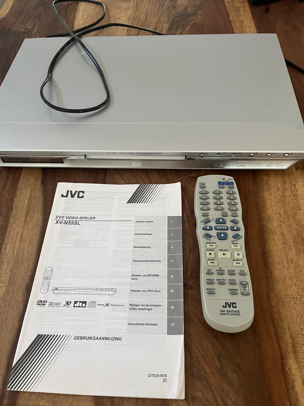 Dvd speler, Ophalen, Zo goed als nieuw