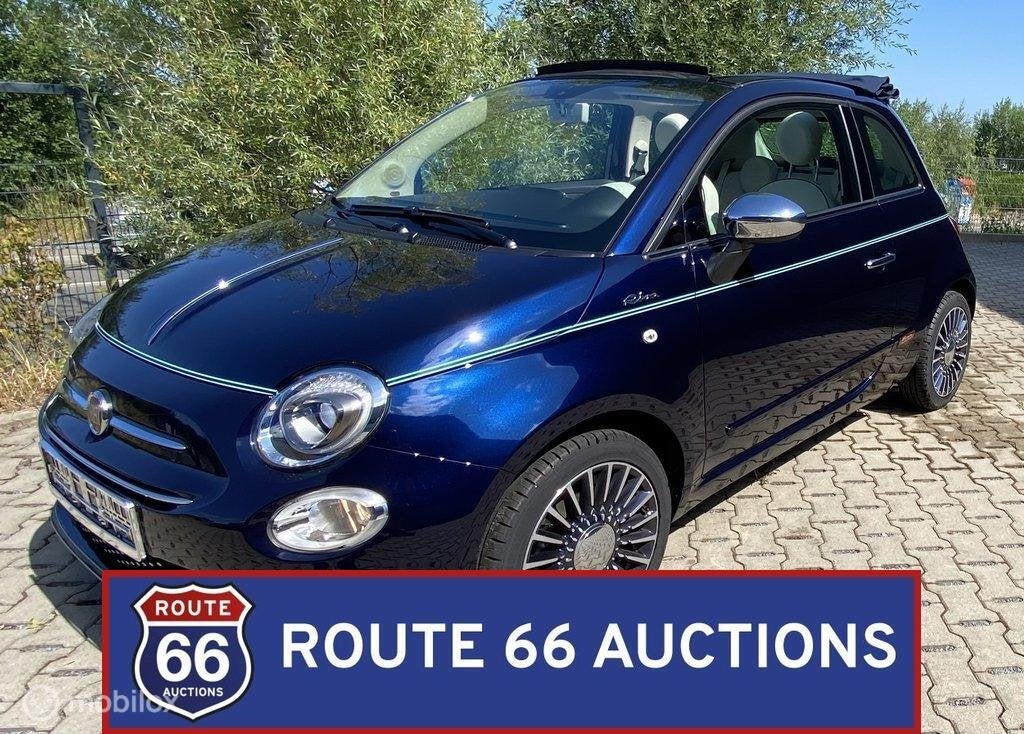 Fiat 500C Riva Cabriolet | 2017 | Route 66 Auctions, Autos, Achat, Entreprise, Boîte manuelle, Autre carrosserie