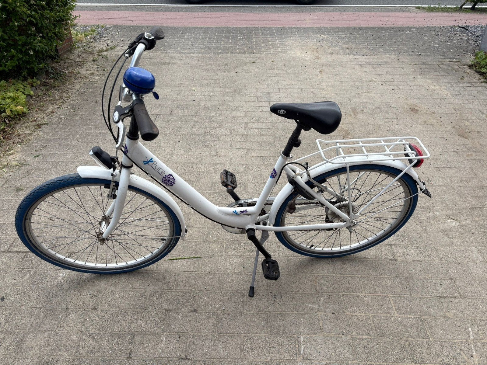 Wiite kinderfiets, Ophalen