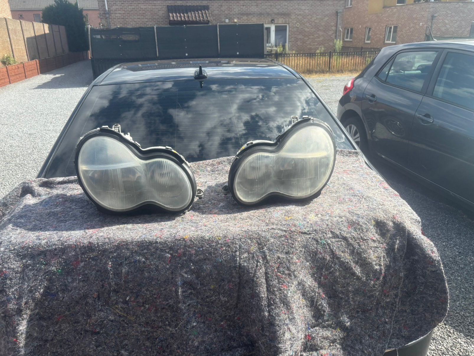 Mercedes w203 koplampen, Ophalen of Verzenden, Mercedes-Benz