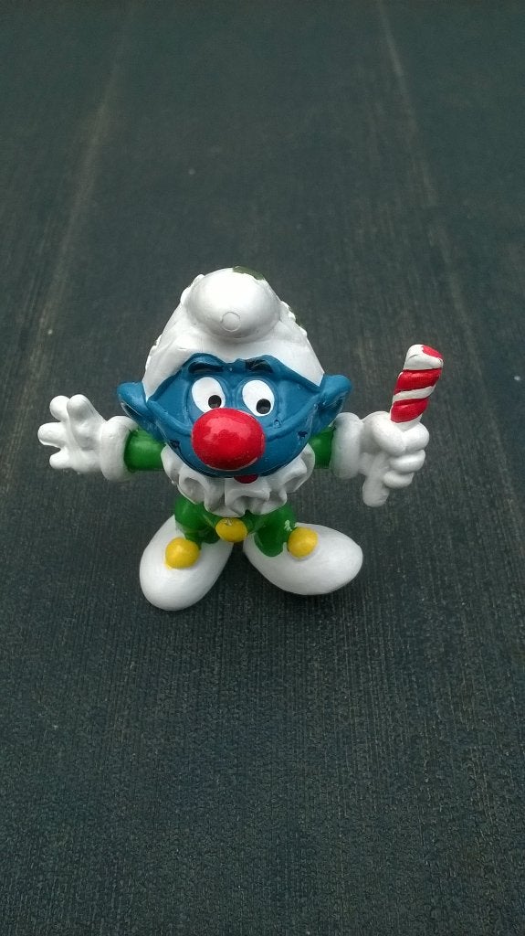 Schtroumpf Clown – Schtroumpf jubilé 1976 – 2.0090, Enlèvement ou Envoi, Utilisé, Autres Schtroumpfs, Poupée, Figurine ou Peluche