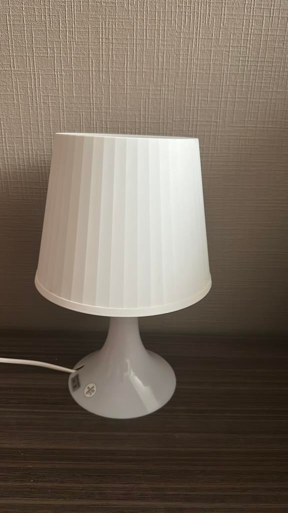 Decoratief lamp in soort plastic 19 cm, Huis en Inrichting, Lampen | Tafellampen, Ophalen, Zo goed als nieuw
