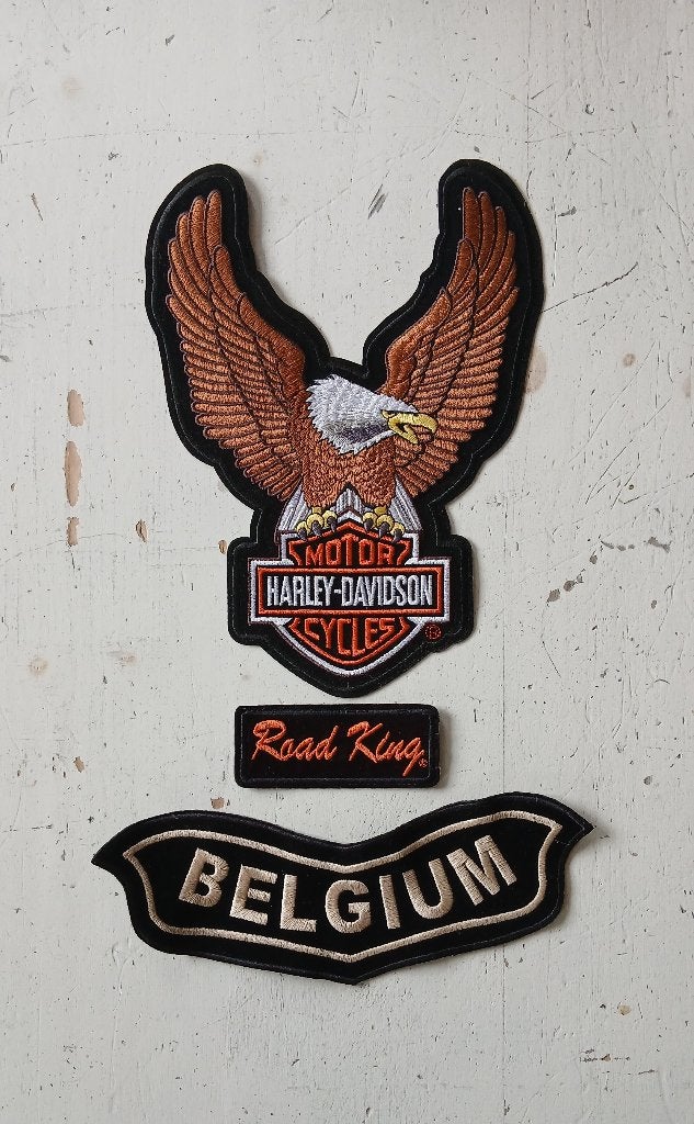 Harley Davidson rug patch, Motoren, Ophalen