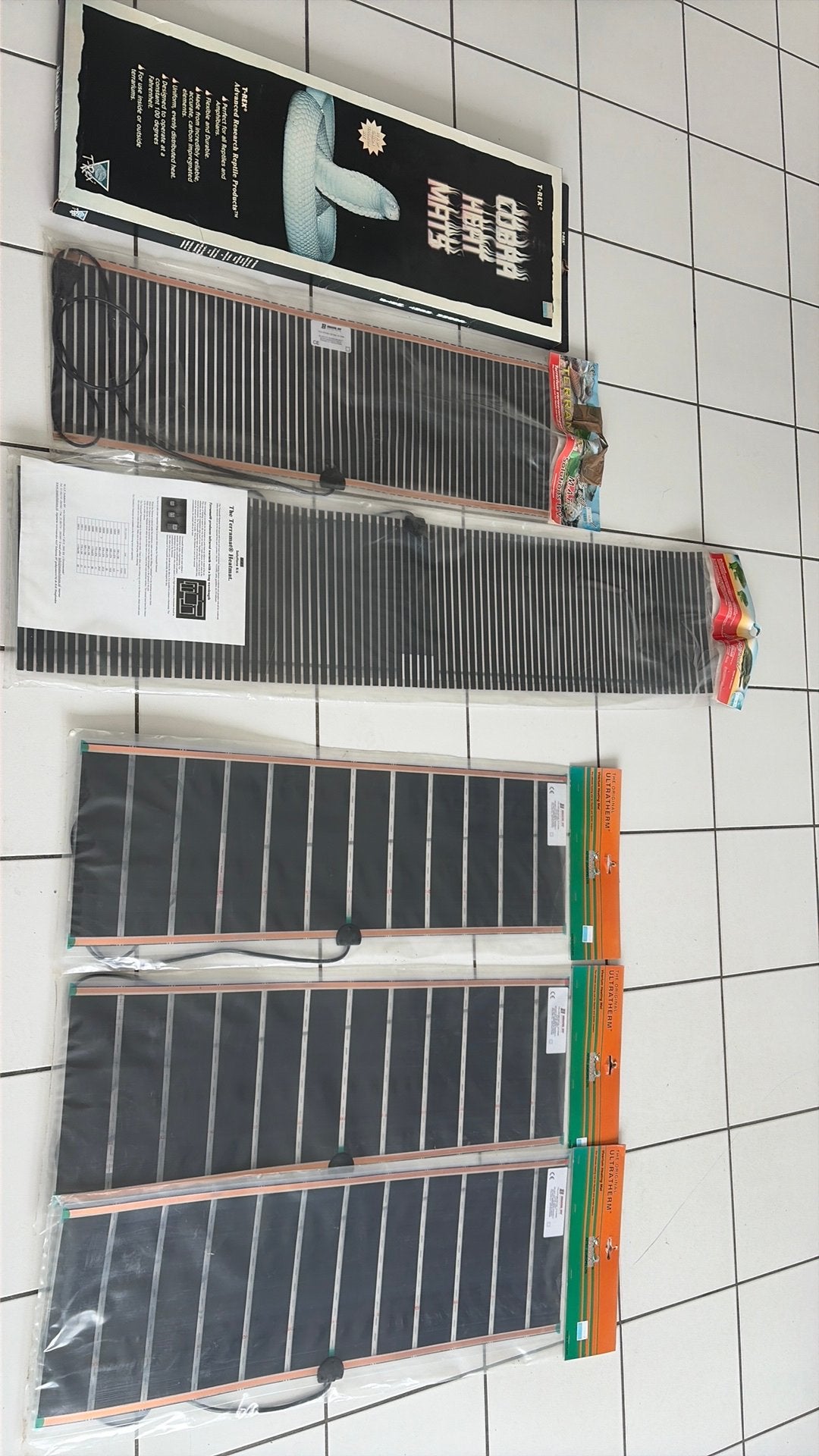Warmtematten 77 x 24 cm nieuw spotprijs, Ophalen