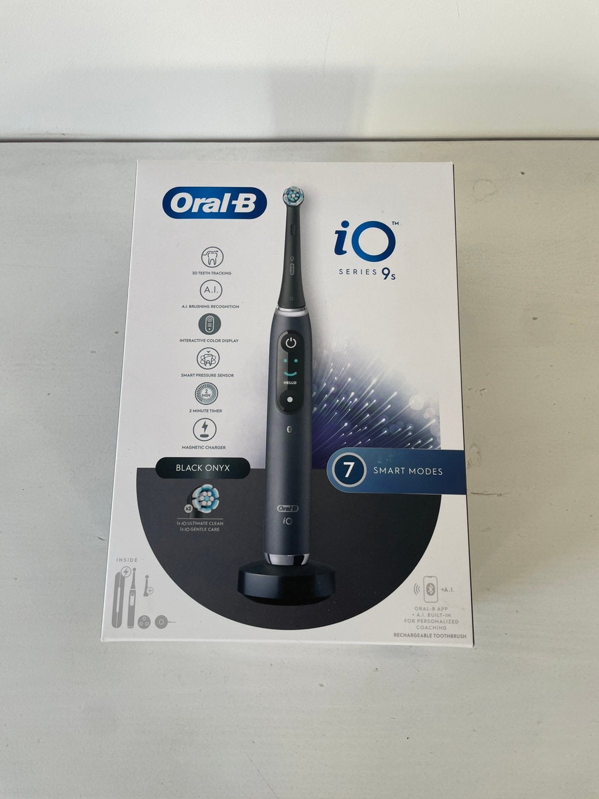 Oral-B io séries 9S black onyx, Enlèvement, Neuf, Brosse à dents