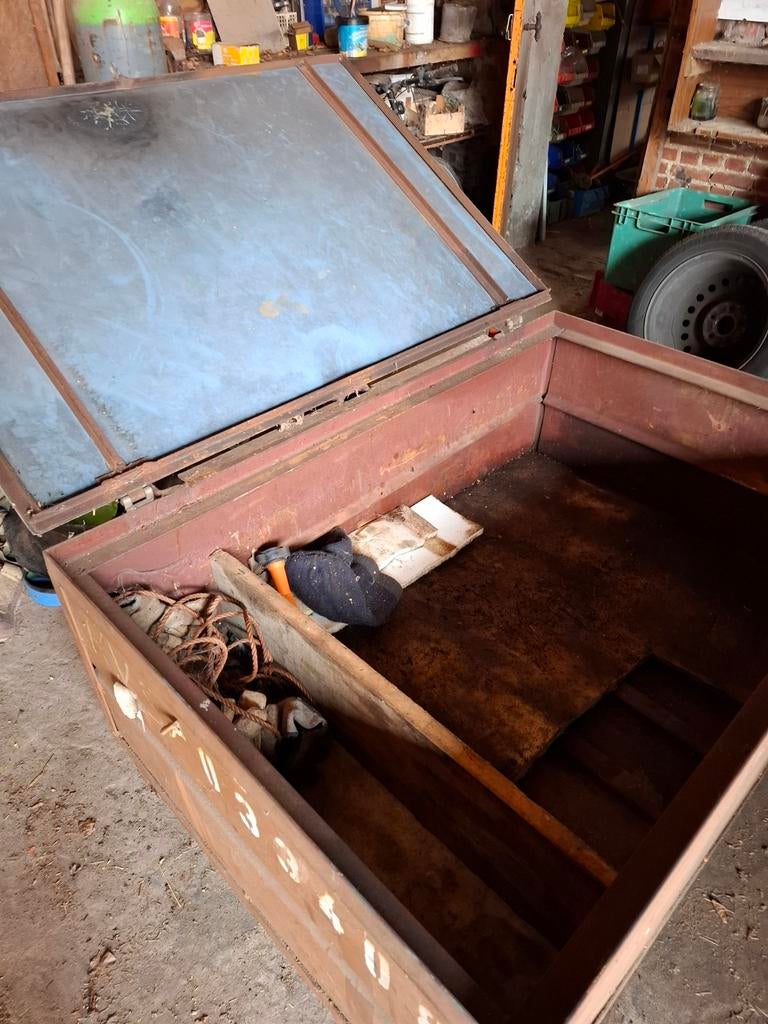 Materiaalbak voor tractor, Ophalen