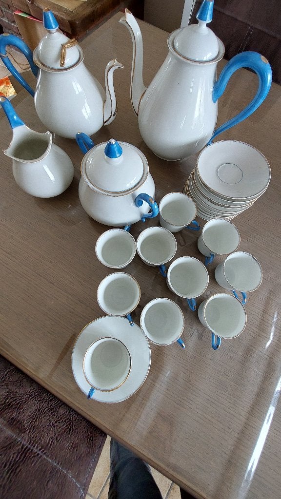 Pieces of Old snackservice, Antiek en Kunst, Antiek | Servies los, Ophalen