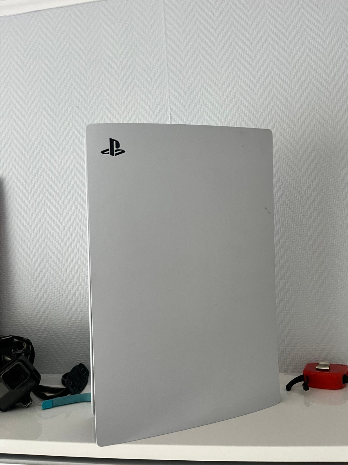 Ps5 digital (1,5TB) + 2 controllers, Enlèvement, Comme neuf