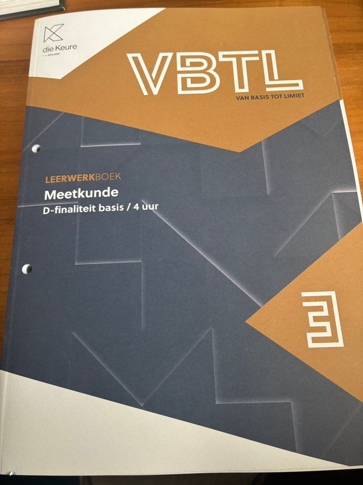 VBTL 3 – leerwerkboek meetkunde (D – 4 uur) , Boeken, Ophalen, Nederlands