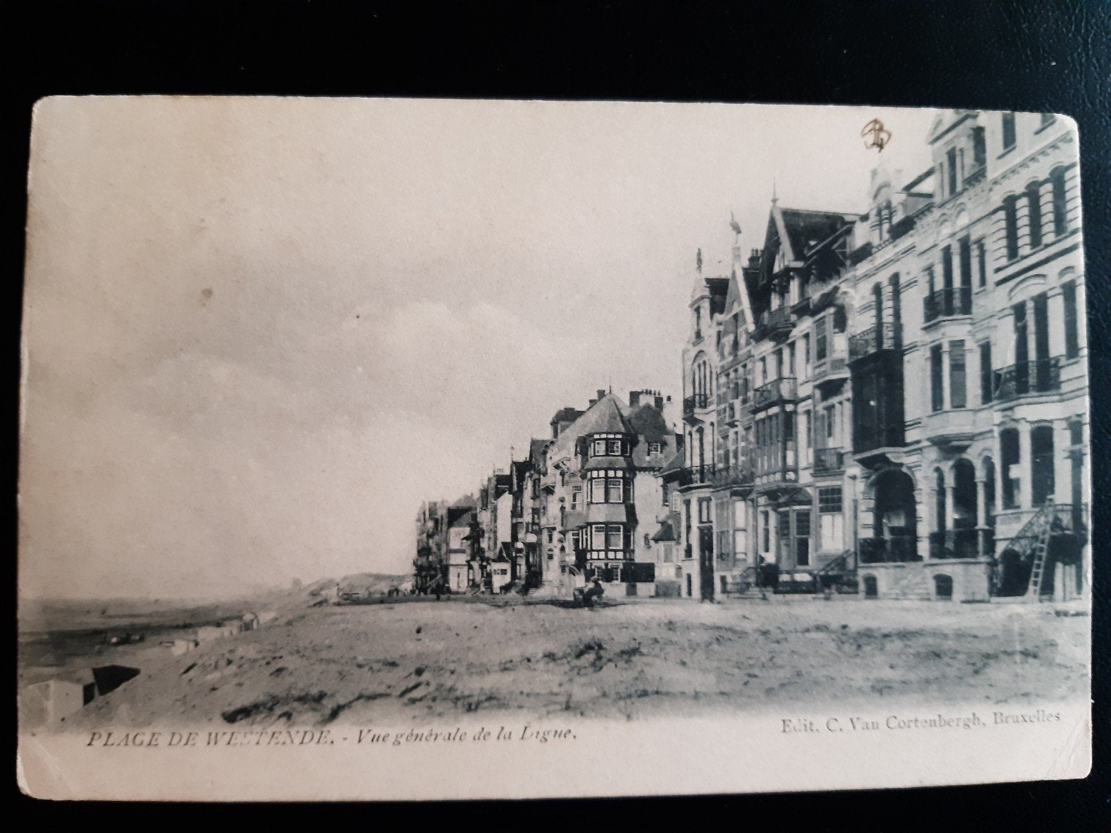 Postkaart WESTENDE DIGUE ZEEDIJK 1905, Verzamelen, Ophalen of Verzenden