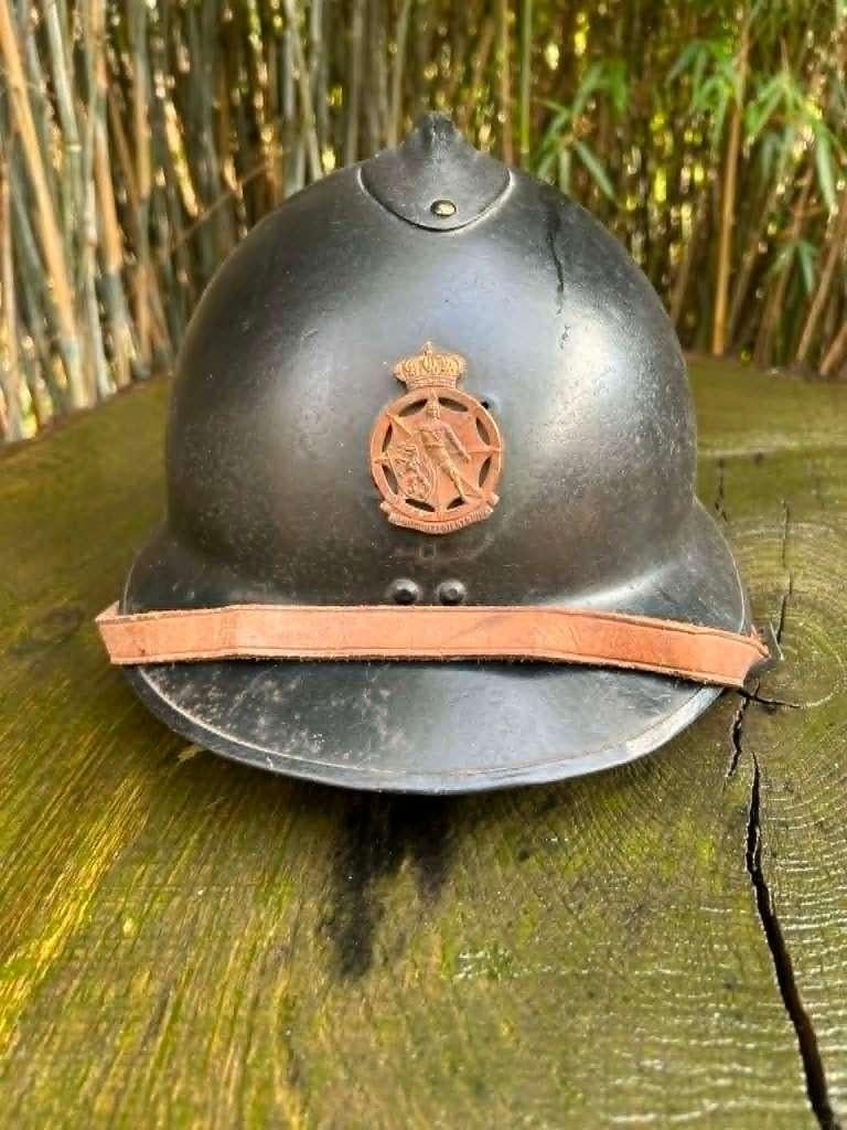 Belgische DP-helm uit de Tweede Wereldoorlog, Verzamelen, Ophalen of Verzenden, Overige soorten