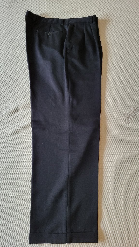 Donkerblauwe herenbroek, Kleding | Heren, Broeken en Pantalons, Ophalen, Zo goed als nieuw, Blauw, Widax