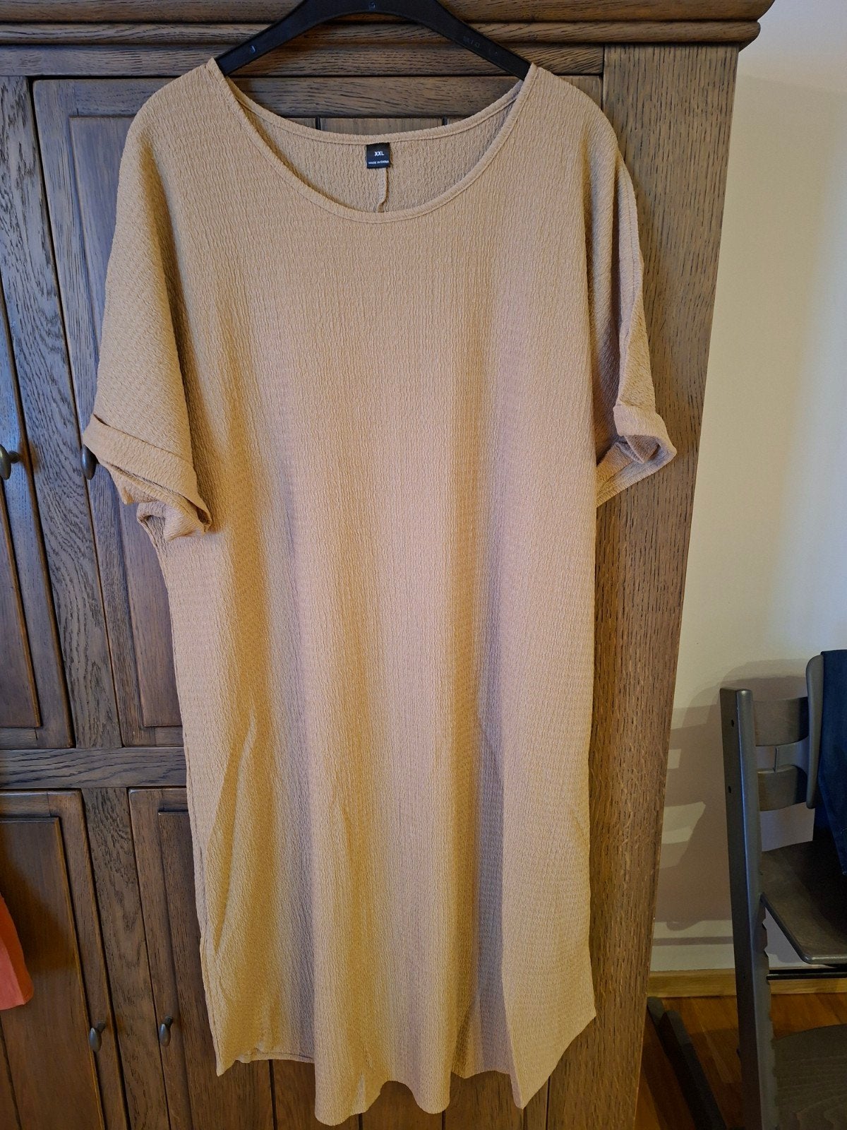 zomerkleedje, Kleding | Dames, Grote Maten, Ophalen of Verzenden, Beige