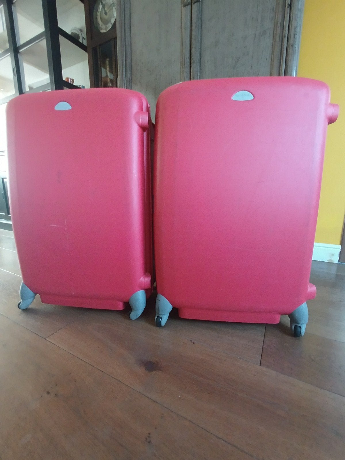 Grande valise de voyage à quatre roues Samsonite, lot de 2, Enlèvement