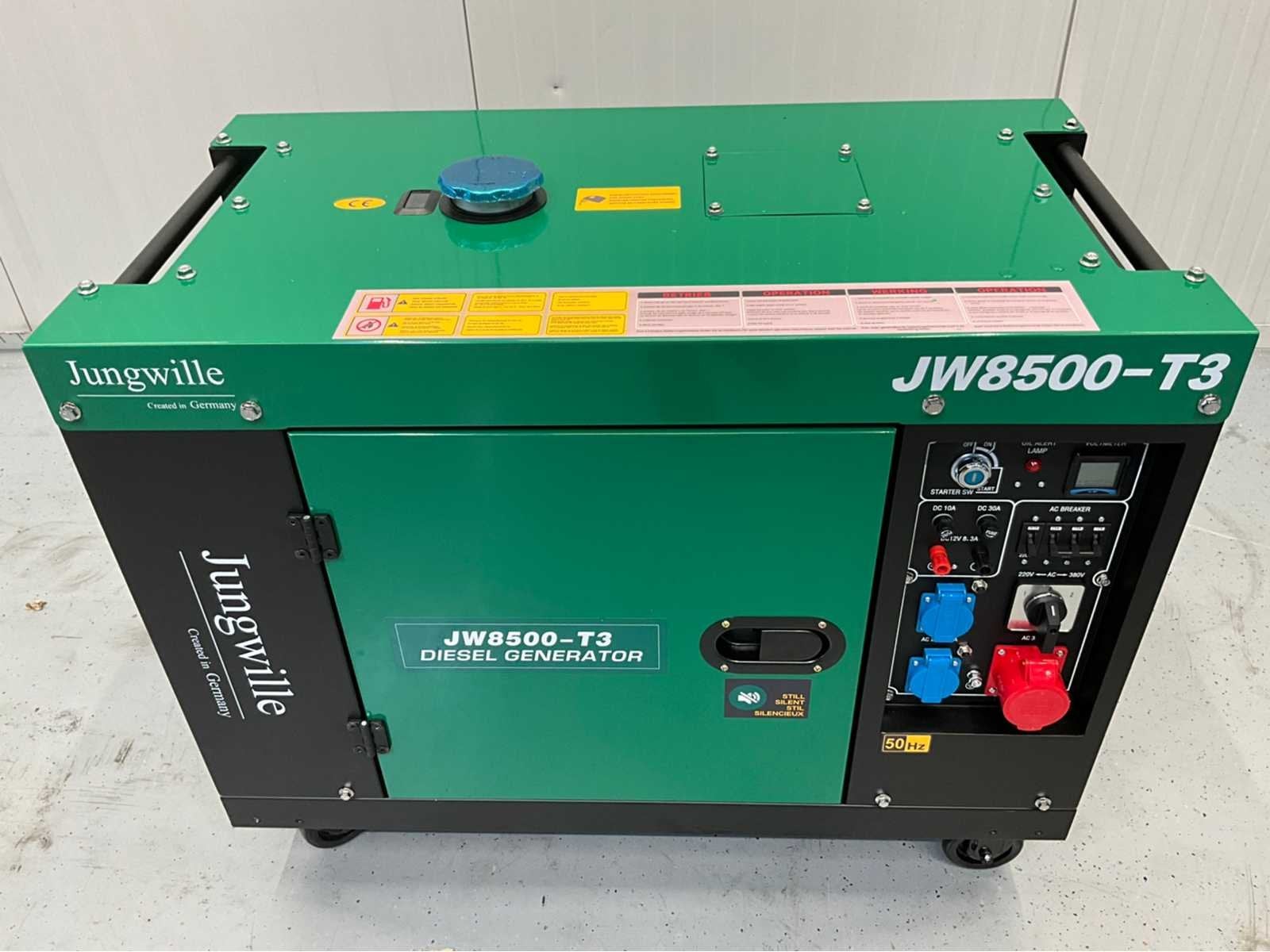 Jungwille JW8500-T3 - Generator - 8kVA - 3000 TPM