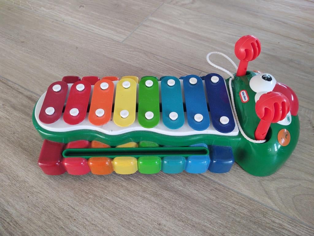 Xylofoon/ piano rups (zonder partituren) - little tikes, Kinderen en Baby's, Ophalen of Verzenden, Gebruikt, Overige typen, Met geluid