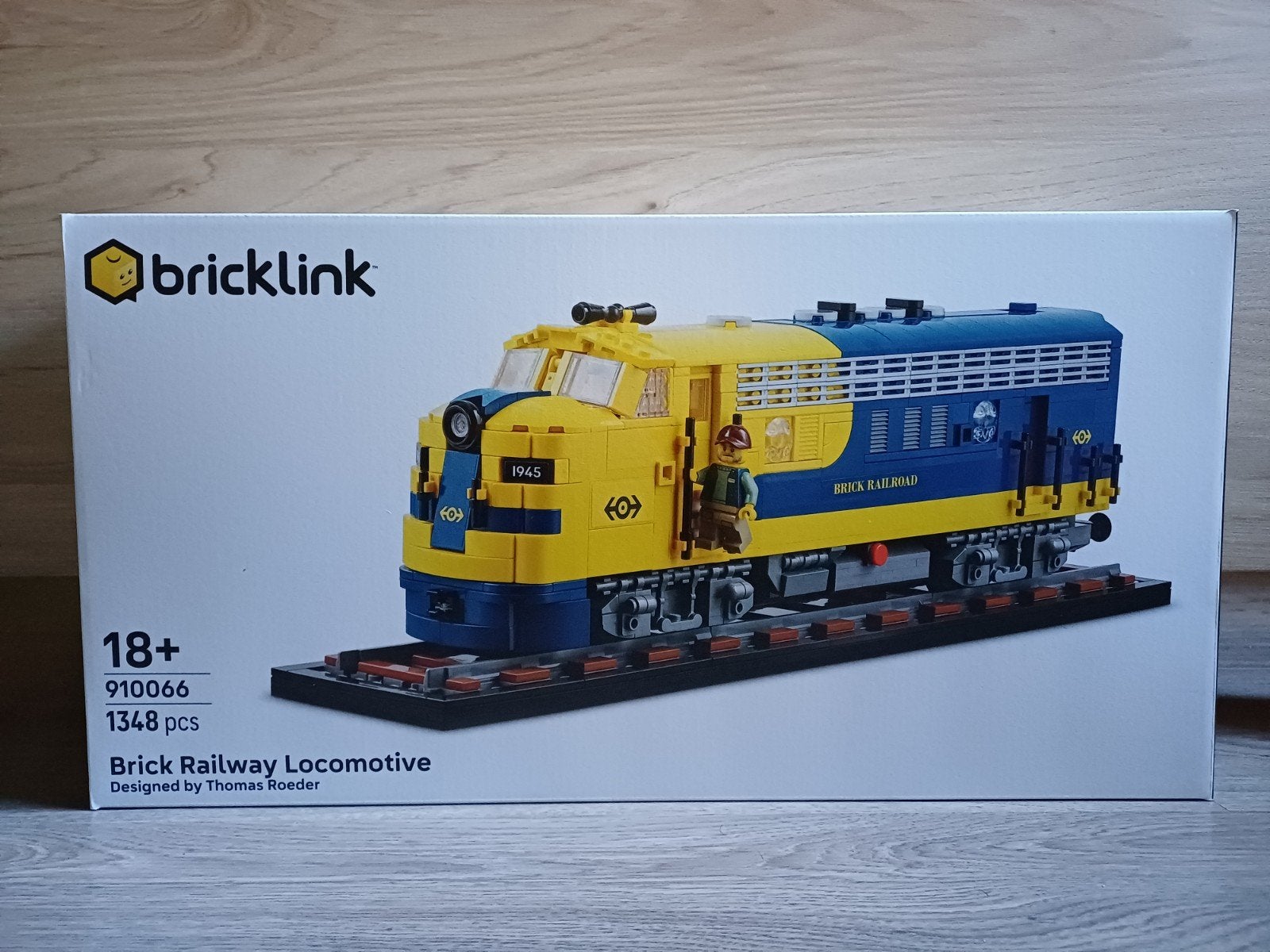 Lego bricklink set 910066 brick railway locomotive, Lego, Nieuw, Ophalen of Verzenden, Complete set