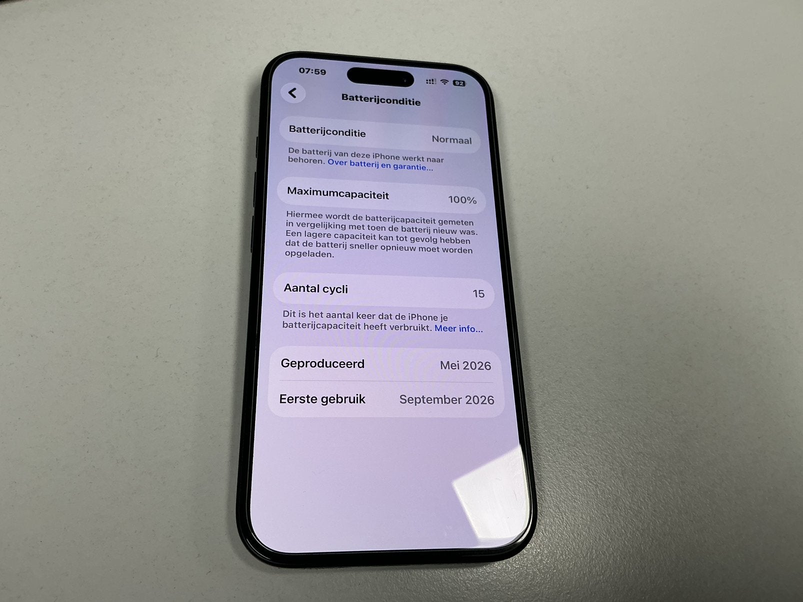 Iphone 16 128 GB, Telecommunicatie, Ophalen of Verzenden, Zo goed als nieuw, 128 GB, IPhone 16