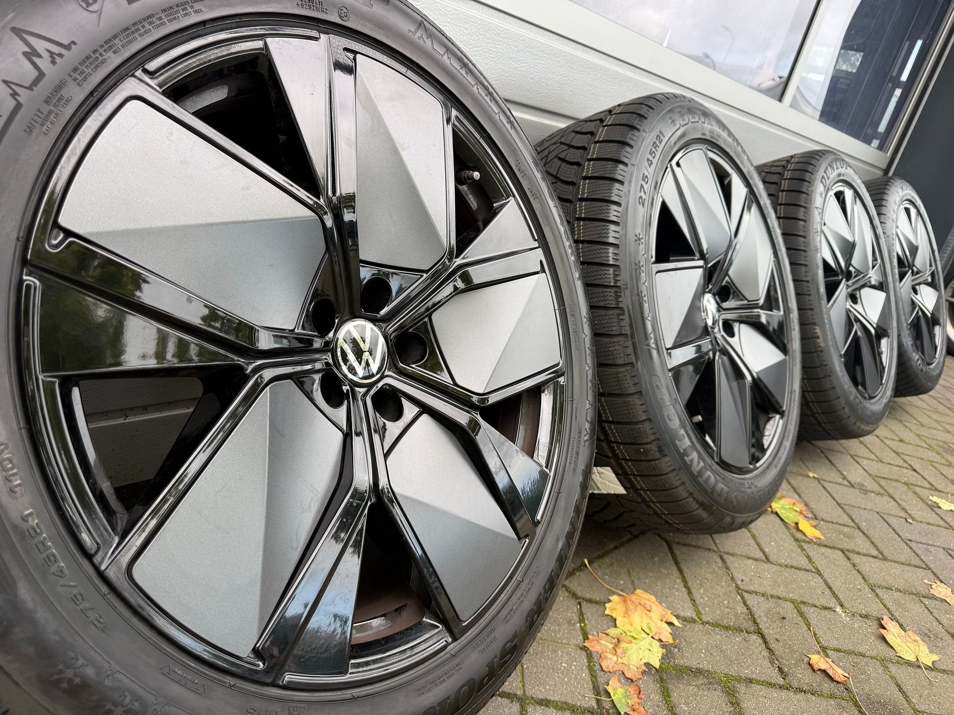 Org 21 inch Volkswagen Touareg CR R-line velgen winterbanden, Pneus et Jantes, Pneus hiver, Véhicule de tourisme, 275 mm