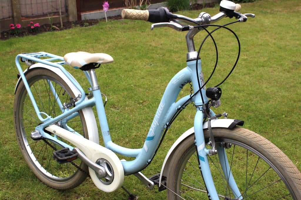 Mooie Puky 24 inch meisjesfiets - 3 V, Ophalen, Velgrem, Versnellingen, Puky