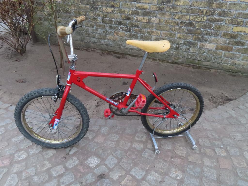 BMX - retro , rood , volledig in orde, Ophalen, Gebruikt, Staal, Velgrem