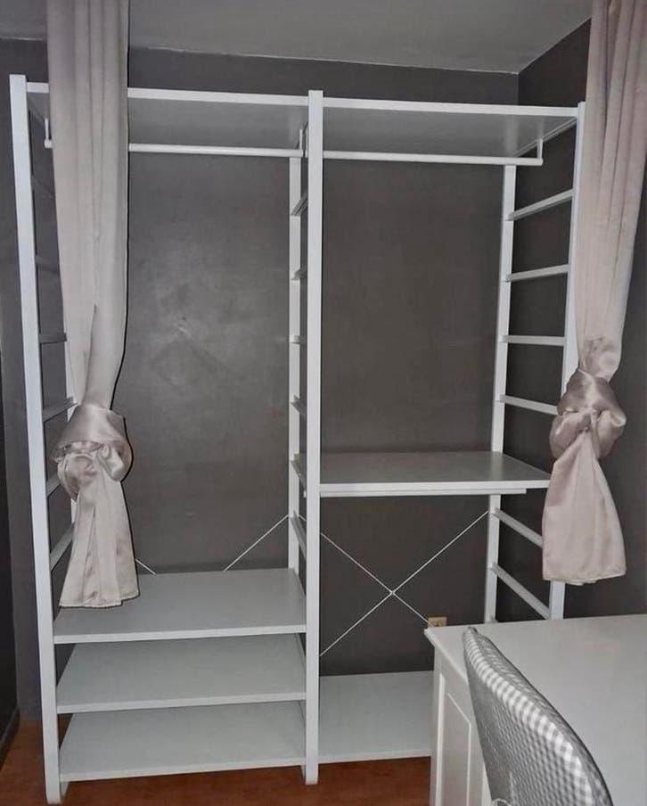 Penderie métallique, Avec tablette(s), 150 à 200 cm, Comme neuf, Enlèvement