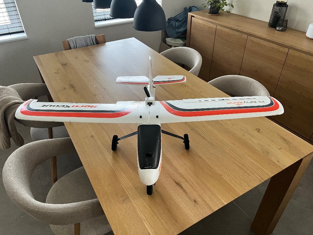HobbyZone AeroScout S 2 1.1m, Hobby & Loisirs créatifs, Enlèvement ou Envoi, Utilisé, Électro, RTF (Ready to Fly)