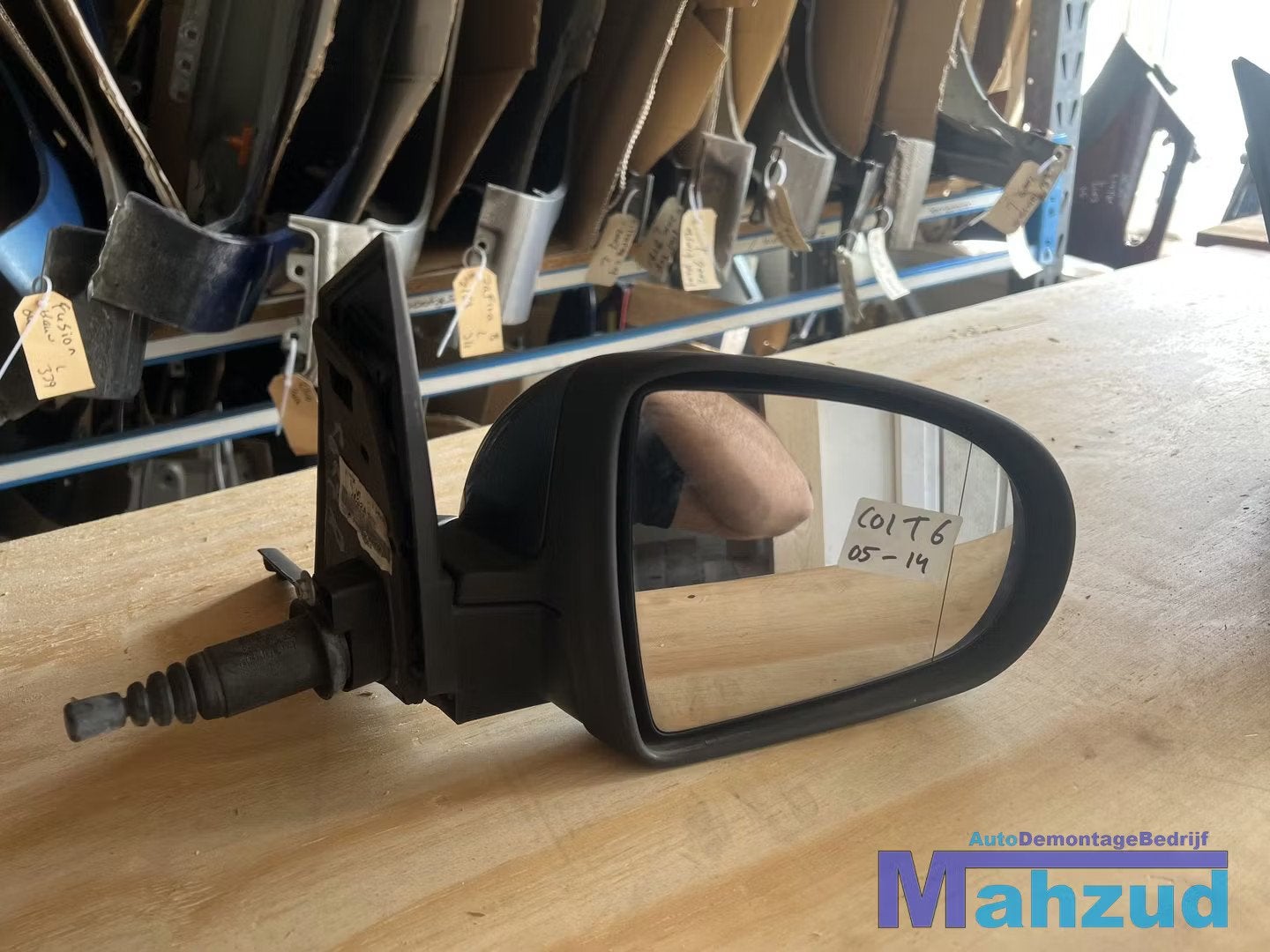 MITSUBISHI COLT 6 Grijs rechts spiegel 2004-2012, Info@mitsubishi-motors.com, Mitsubishi Motors Corporation, Utilisé, Mitsubishi
