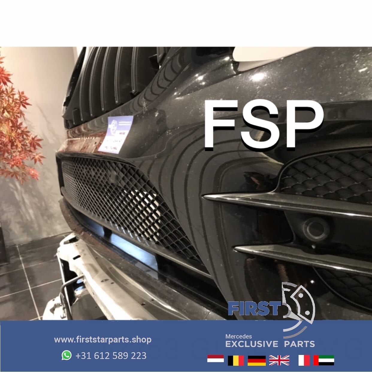 W253 GLC 43 AMG VOORBUMPER + GT GRIL COMPLEET Mercedes 2016-, Utilisé, -, Avant, -