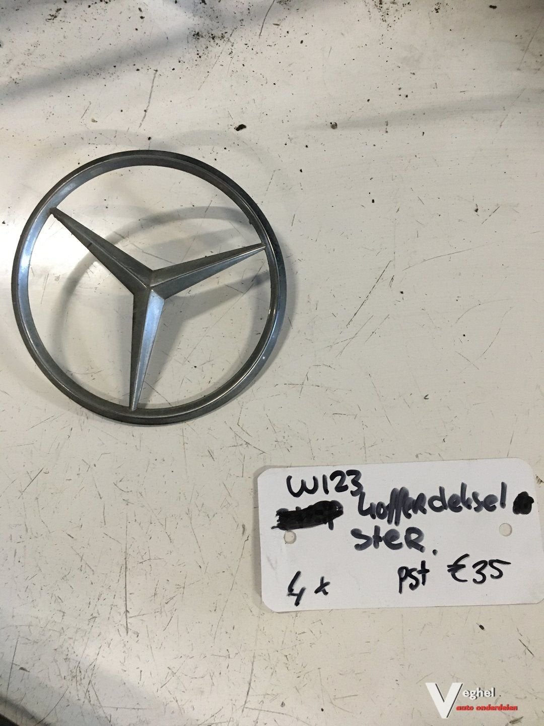 Mercedes W123 Kofferbak Ster, Autos : Pièces & Accessoires, Carrosserie & Tôlerie, -, Utilisé, -, -